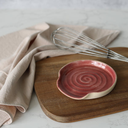 Crimson Red Classic Spoon Rest
