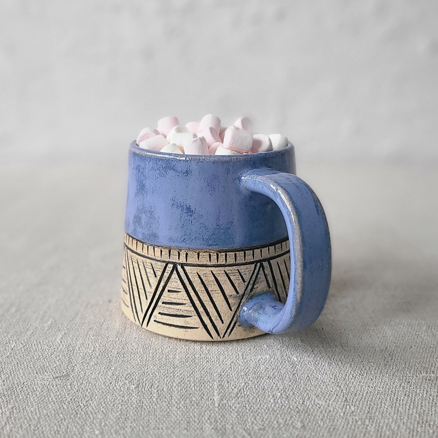 Malachite Blue Classic Carved Standard Mug