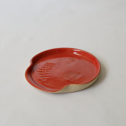 Cherry Red Classic Shell Spoon Rest