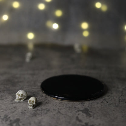 Jet Black Classic Coasters