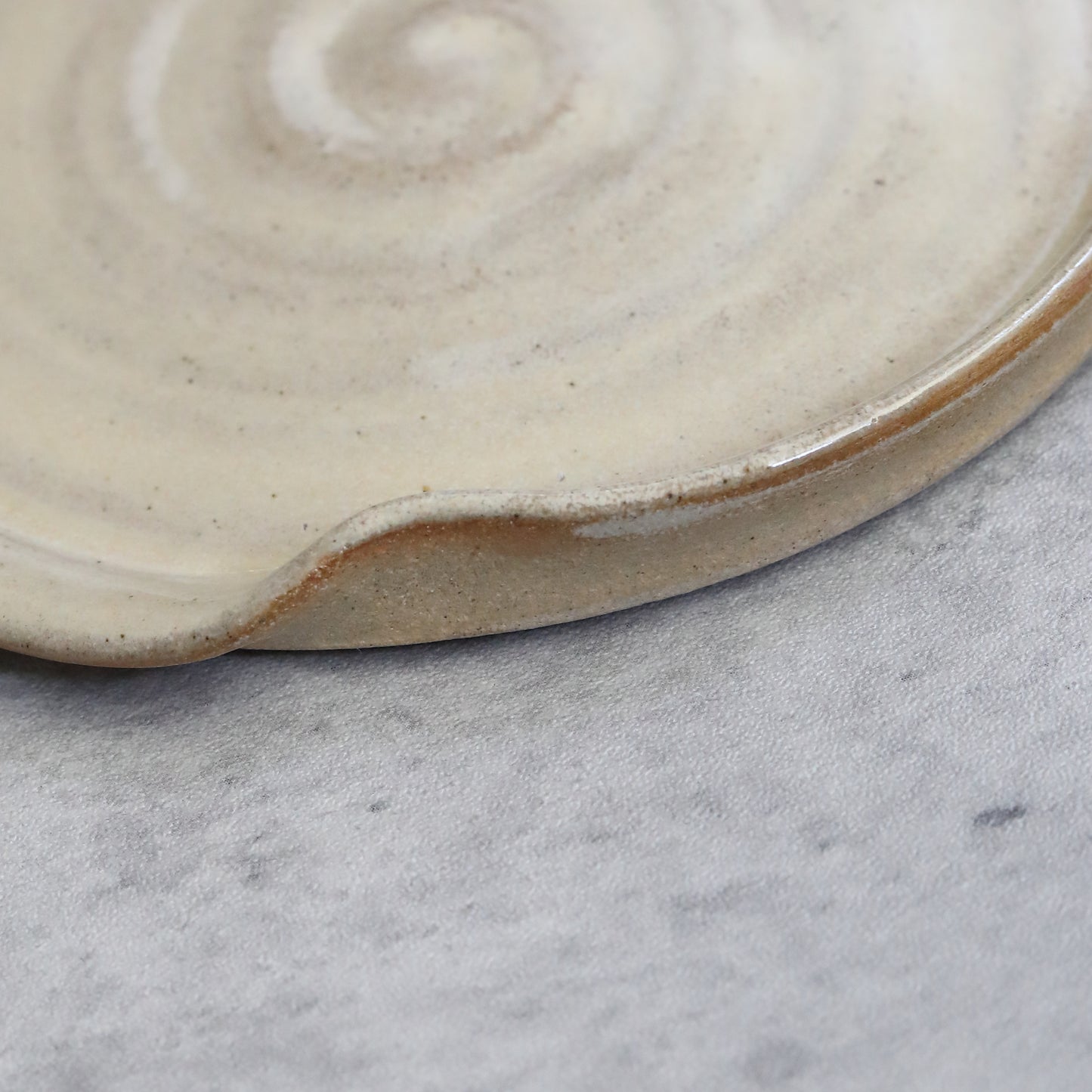 Egg Shell Rustic Spoon Rest