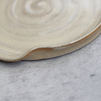 Egg Shell Rustic Spoon Rest