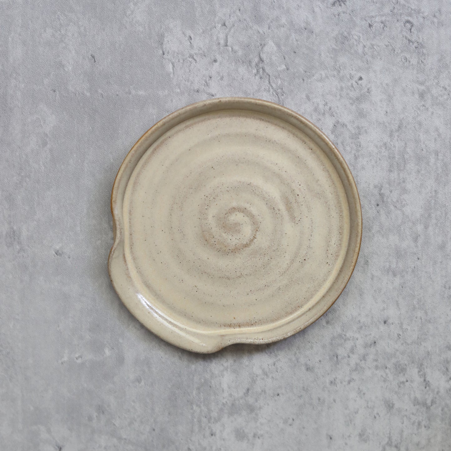 Egg Shell Rustic Spoon Rest