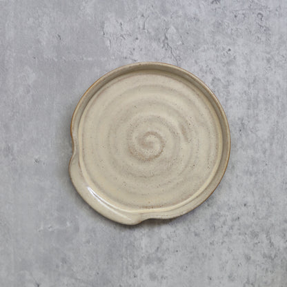 Egg Shell Rustic Spoon Rest