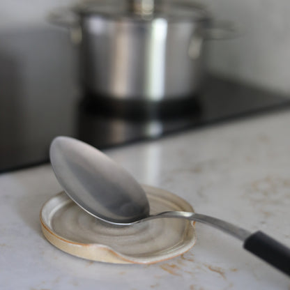 Egg Shell Rustic Spoon Rest