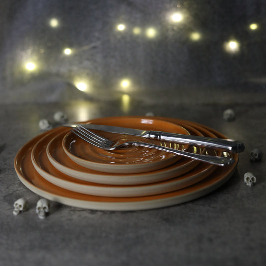 Halloween Edition Mandarin Orange Classic Plates