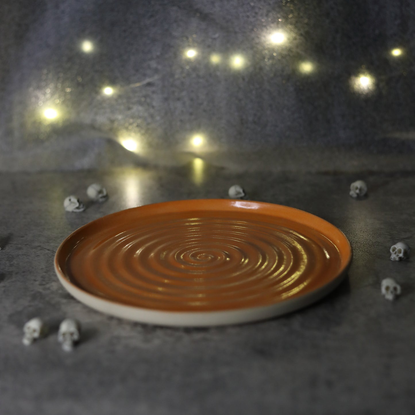Halloween Edition Mandarin Orange Classic Plates