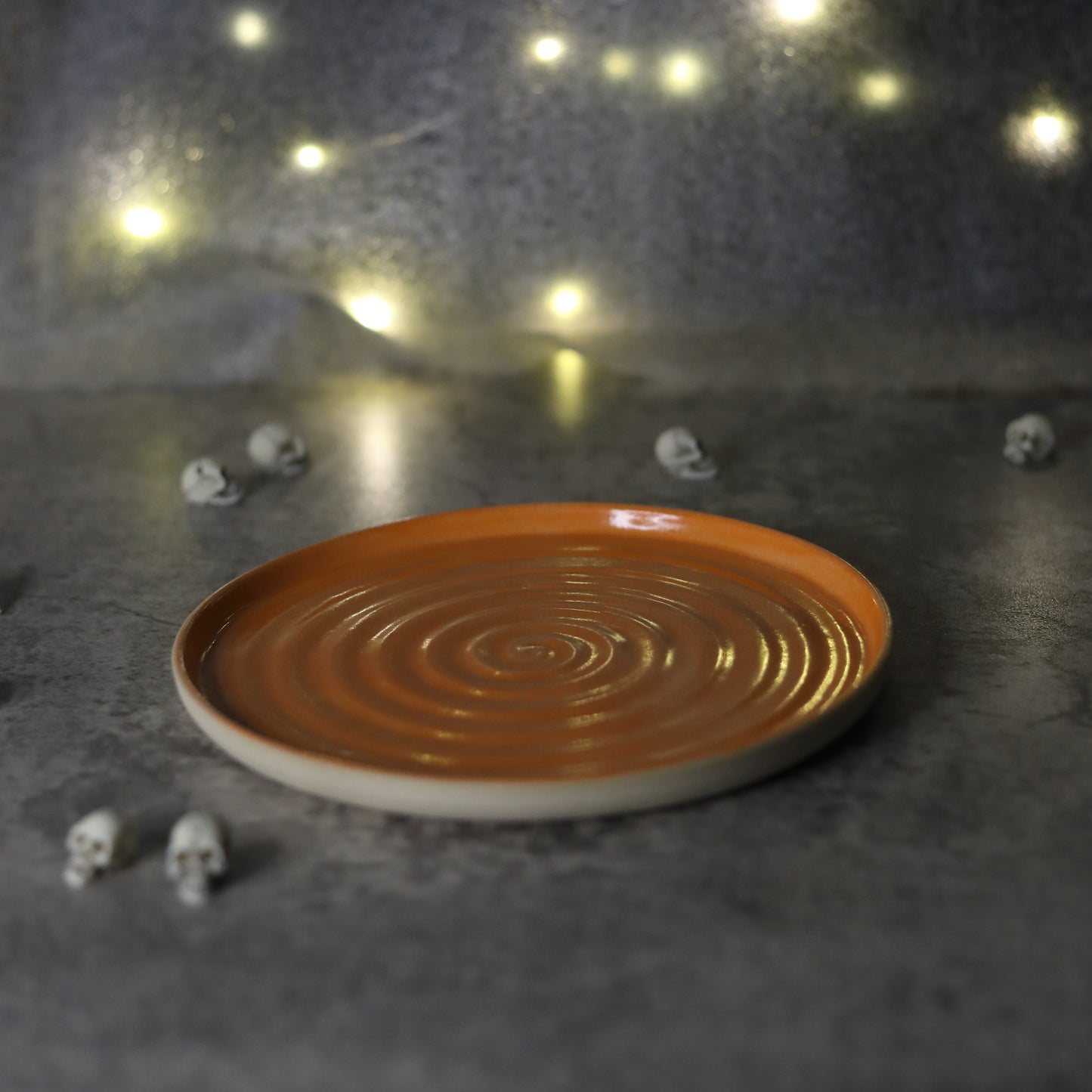 Halloween Edition Mandarin Orange Classic Plates