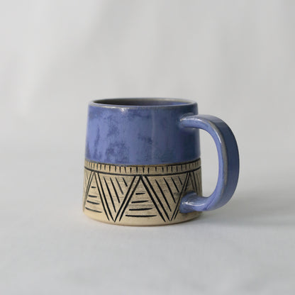 Malachite Blue Classic Carved Standard Mug