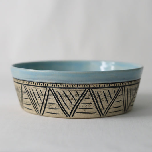 Sample Clear Sky Classic Carved Pasta Bowl