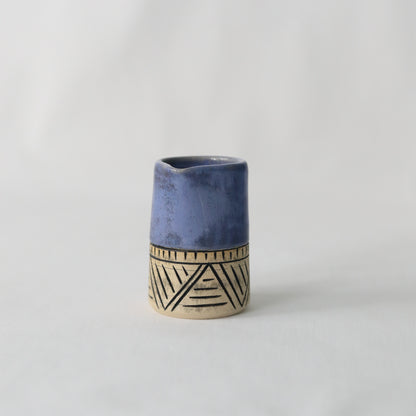 Malachite Blue Classic Carved Mini Jug