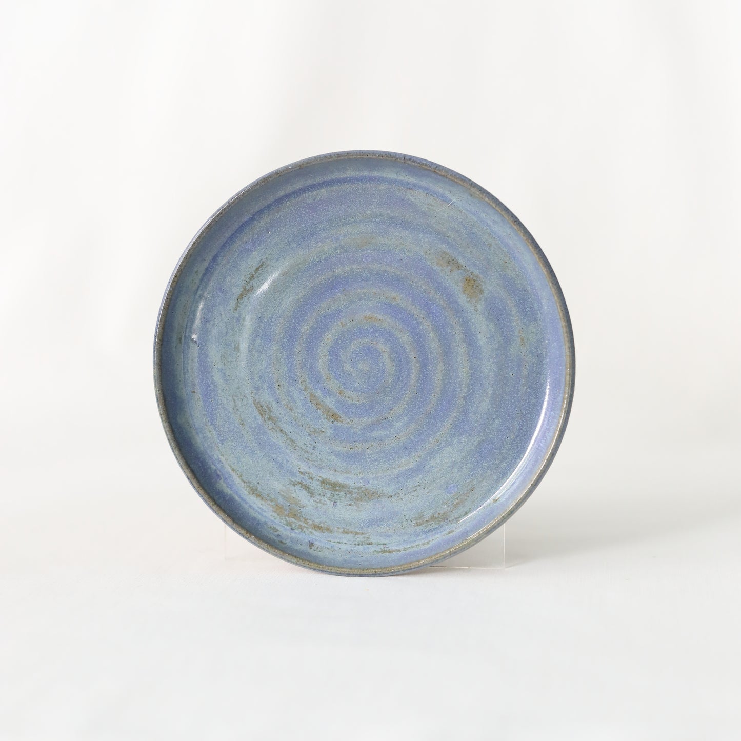 Sky Blue Rustic Cake Plate