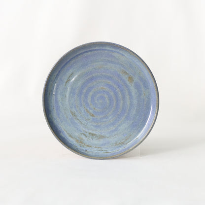 Sky Blue Rustic Cake Plate