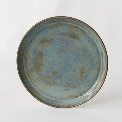 Seafoam Blue Classic Cake Plate