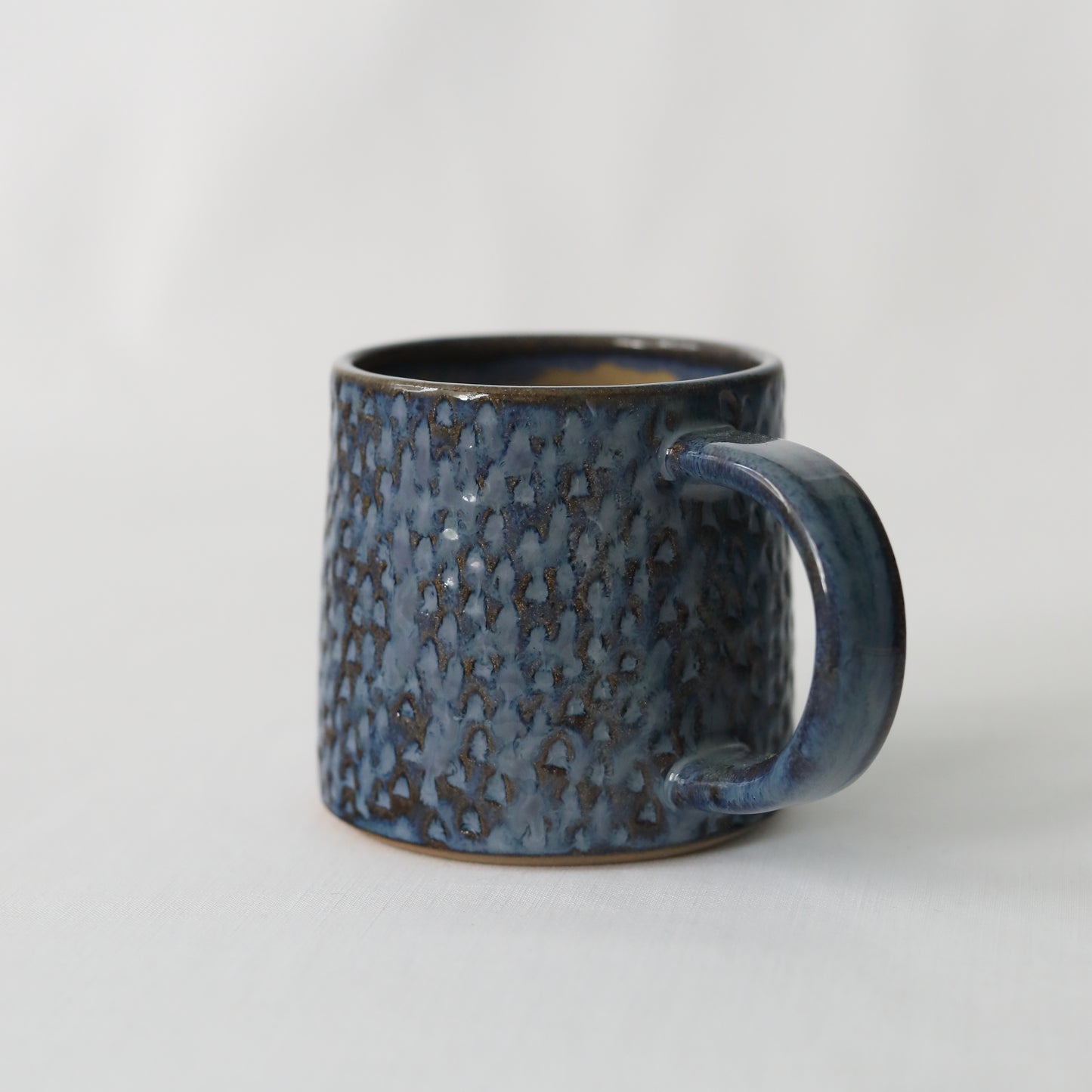 Nebula Blue Rustic Textured Standard Mug