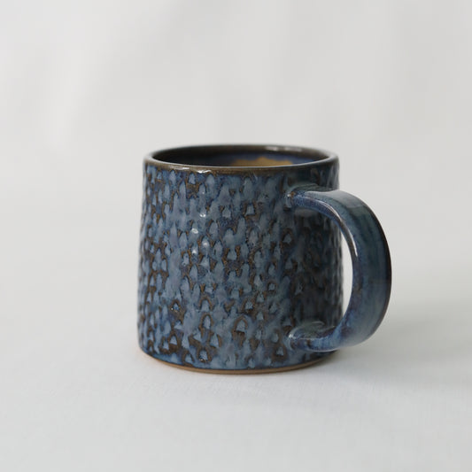 Nebula Blue Rustic Textured Standard Mug