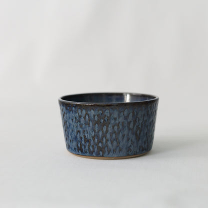 Nebula Blue Rustic Textured Side Bowl