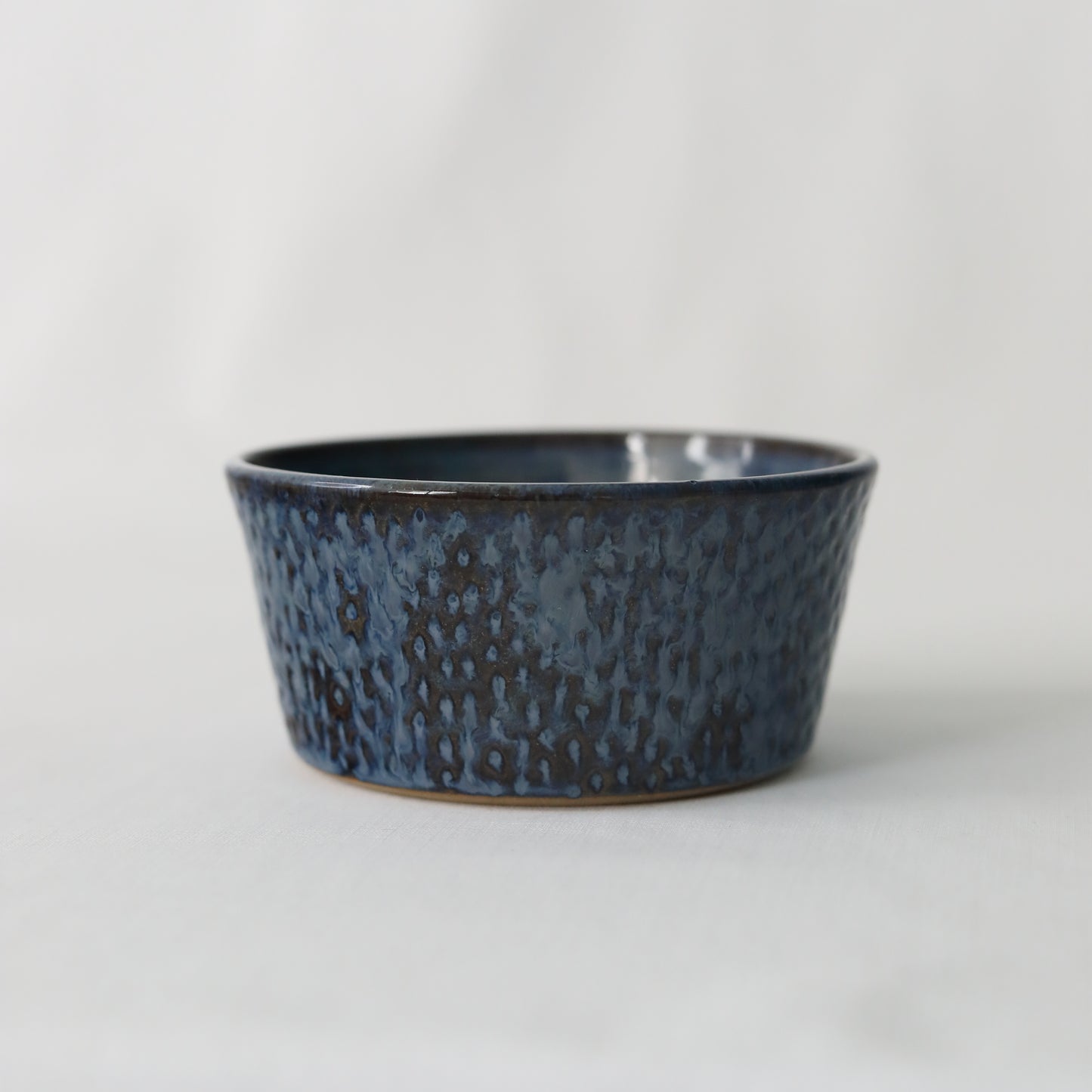 Nebula Blue Rustic Textured Breakfast Bowl