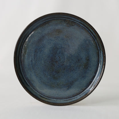 Nebula Blue Rustic Cake Plate