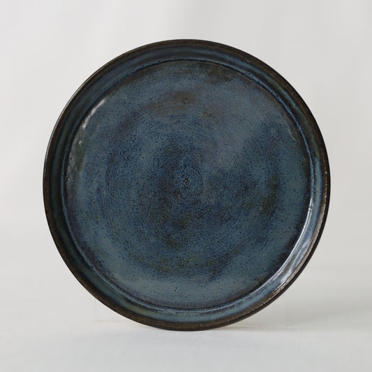 Nebula Blue Rustic Cake Plate