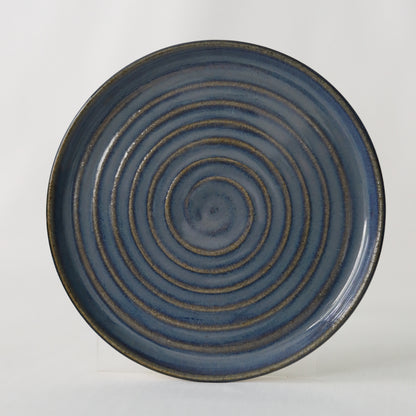 Nebula Blue Classic Cake Plate