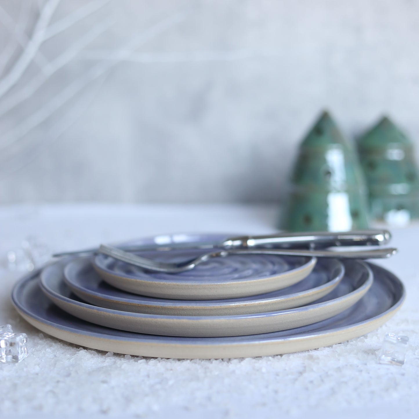 Winter Edition Amethyst Purple Classic Plates