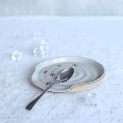 Winter Edition Rustic Snowflake Spoon Rests
