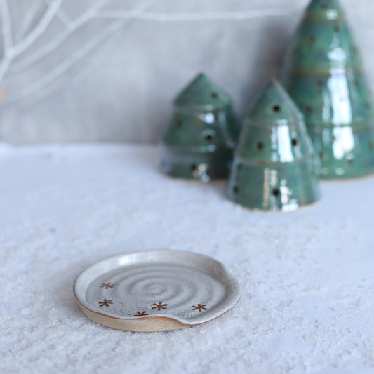 Winter Edition Rustic Snowflake Spoon Rests