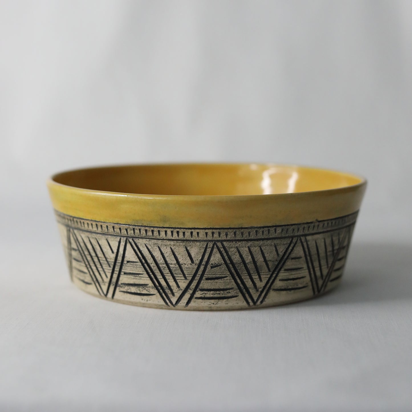 Sample Egg Yolk Classic Carved Pasta Bowl