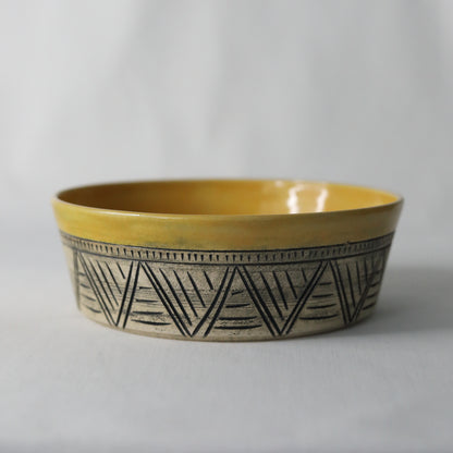 Sample Egg Yolk Classic Carved Pasta Bowl