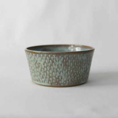 Borealis Green Rustic Textured Breakfast Bowl