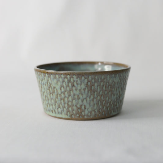 Borealis Green Rustic Textured Breakfast Bowl