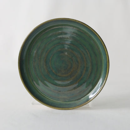 Alpine Green Classic Cake Plate