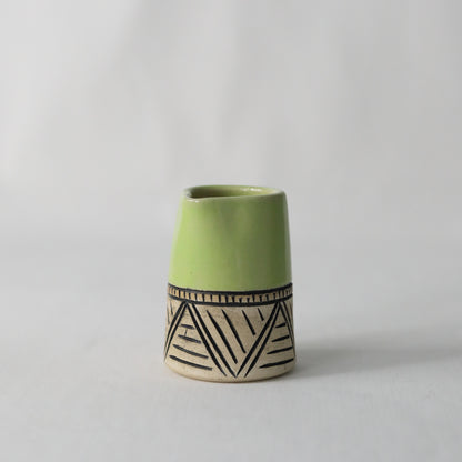 Spring Green Classic Carved Mini Jug