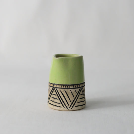 Spring Green Classic Carved Mini Jug