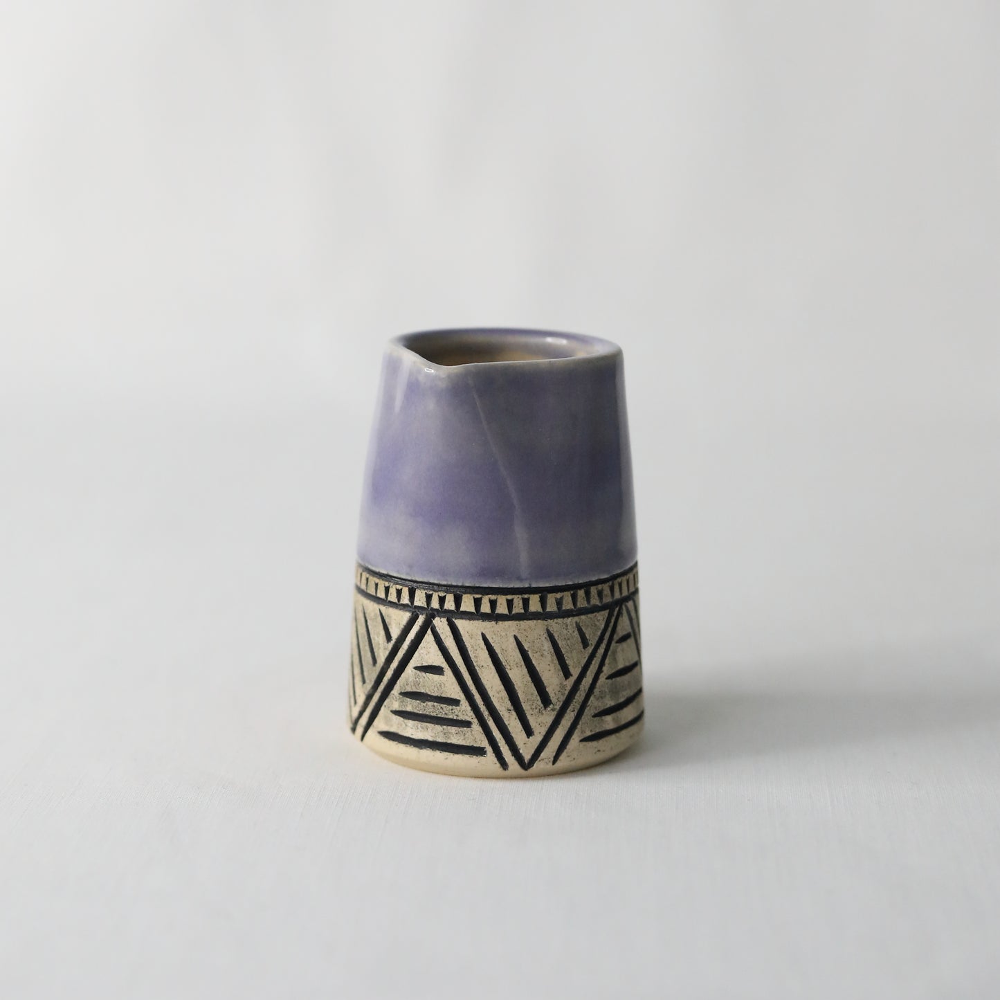Amethyst Purple Classic Carved Mini Jug