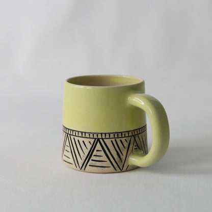 Corn Yellow Classic Carved Standard Mug
