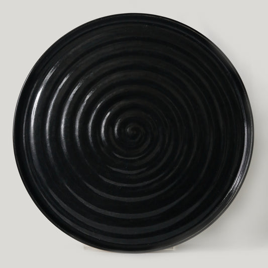 Jet Black Classic Dinner Plate