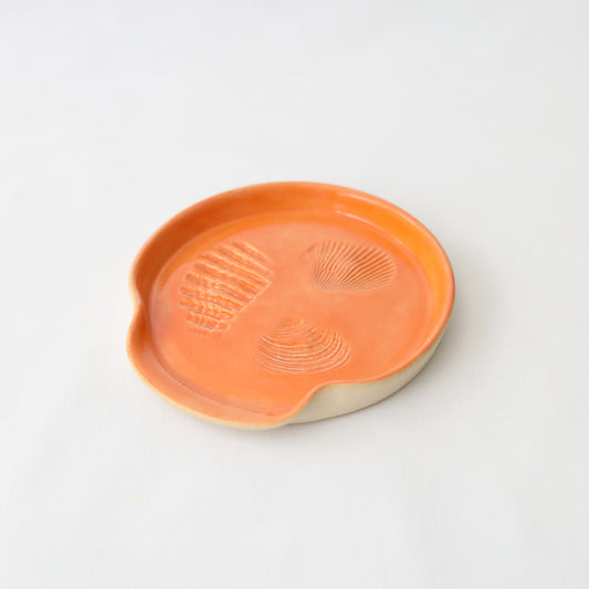Mandarin Orange Classic Shell Spoon Rest