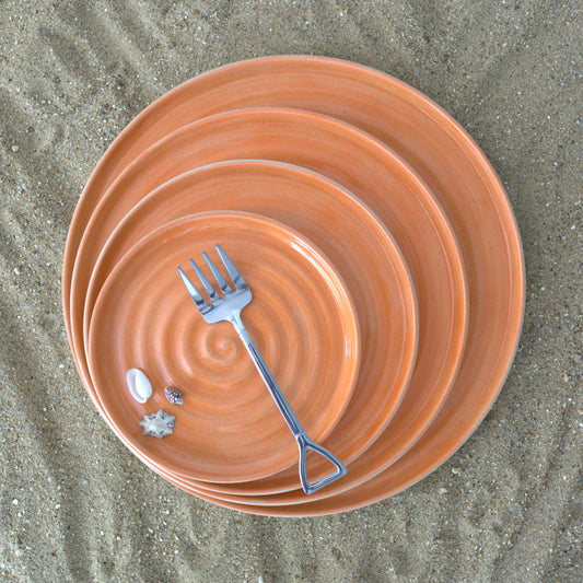 Summer Edition Mandarin Orange Classic Plates