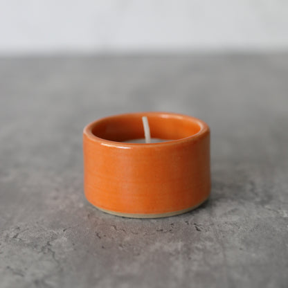 Mandarin Orange Classic Tea Light Holders