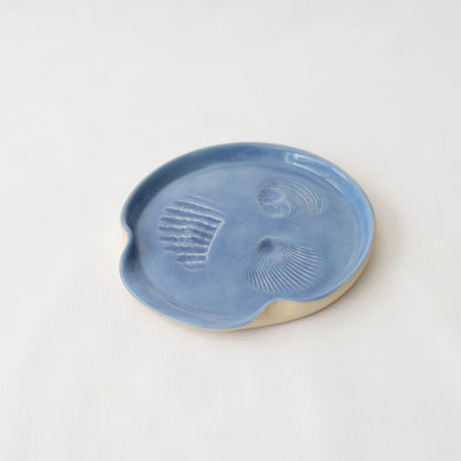 Pacific Blue Classic Shell Spoon Rest