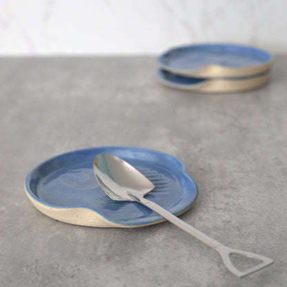 Pacific Blue Classic Shell Spoon Rest