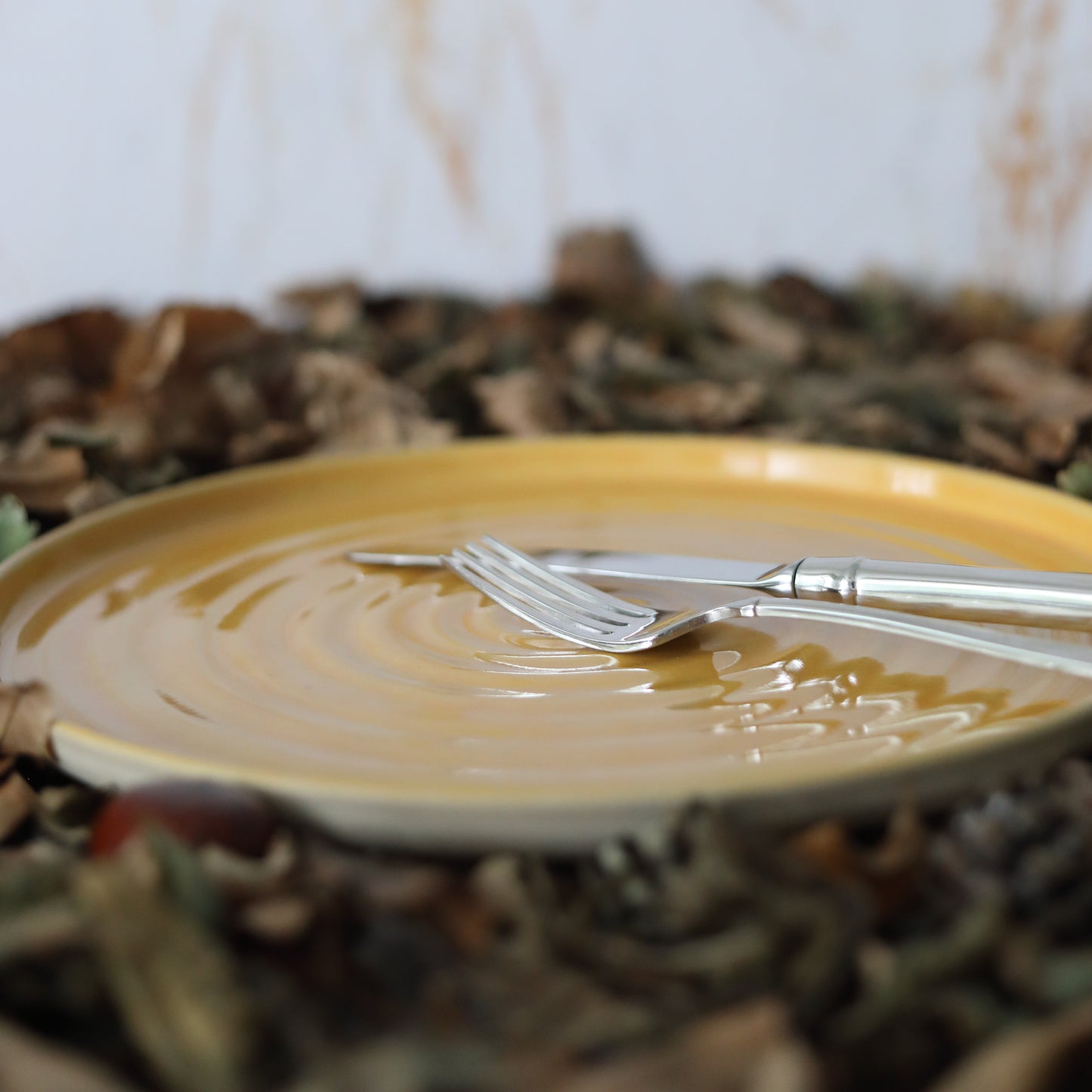Autumn Edition Egg Yolk Classic Plates