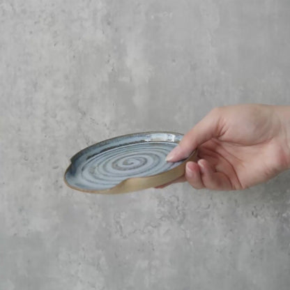 Malachite Blue Rustic Spoon Rest