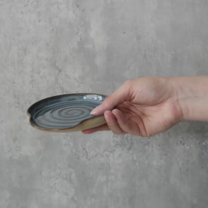 Nebula Blue Rustic Spoon Rest