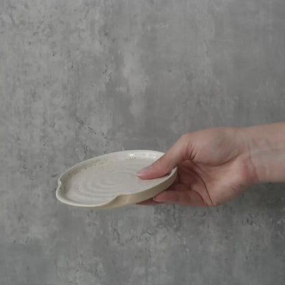 Pepper White Classic Spoon Rest