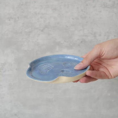 Pacific Blue Classic Shell Spoon Rest
