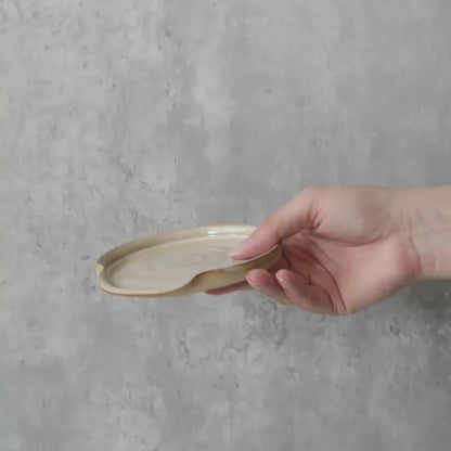 Egg Shell Rustic Spoon Rest