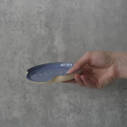 Malachite Blue Classic Spoon Rest